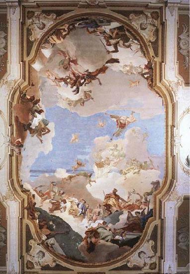Giovanni Battista Tiepolo The Apotheosis of the Pisani Family China oil painting art